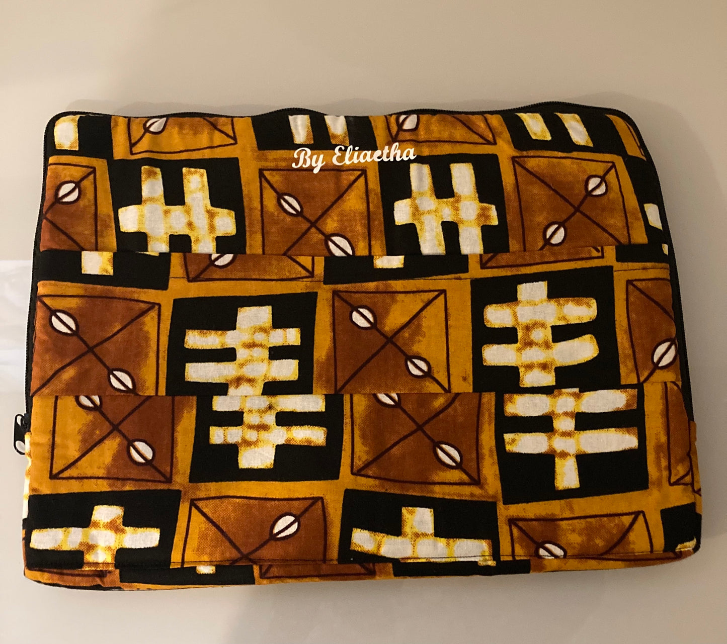 Pochette pour ordinateur portable en wax