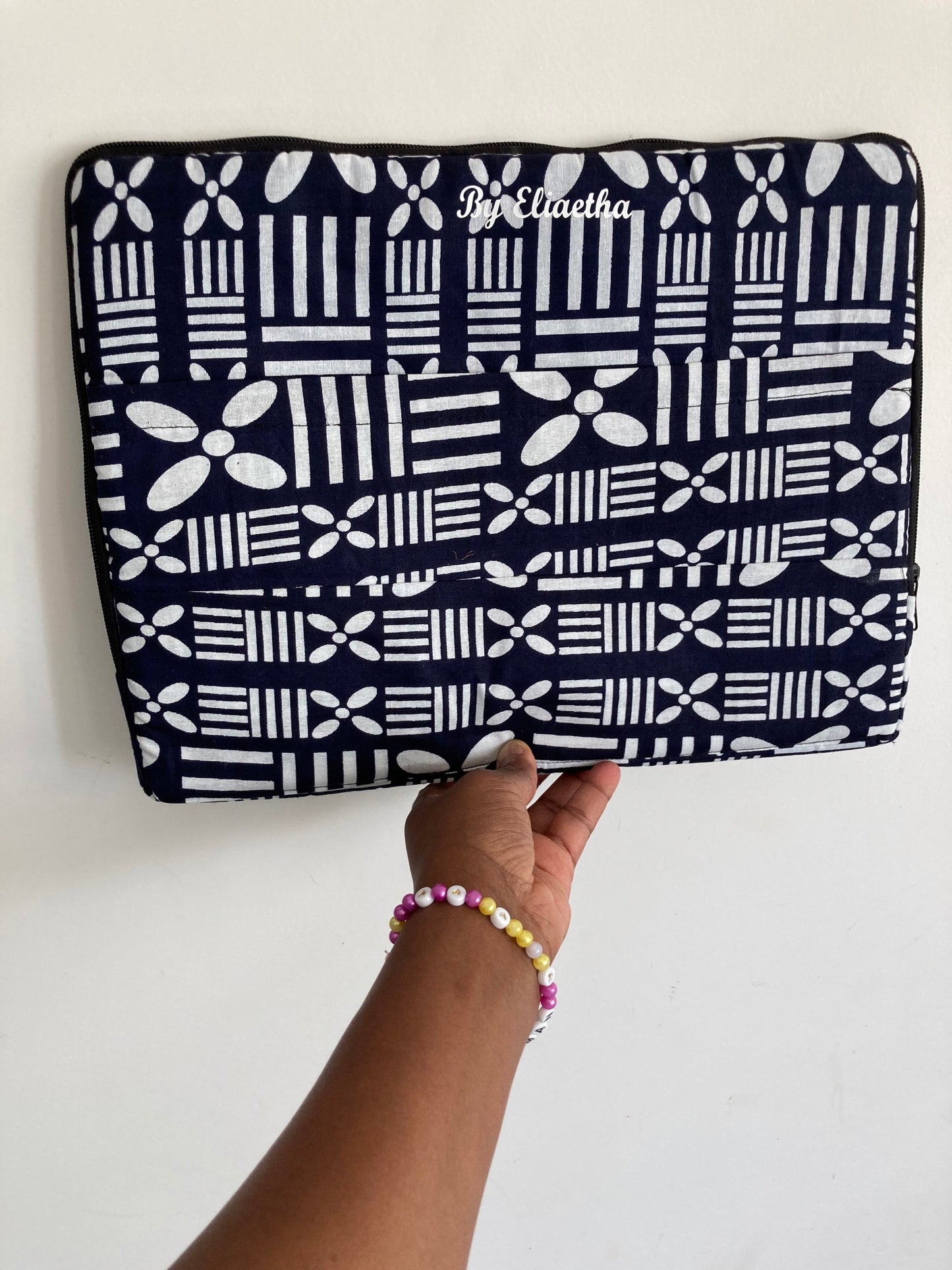 Pochette pour ordinateur portable en wax